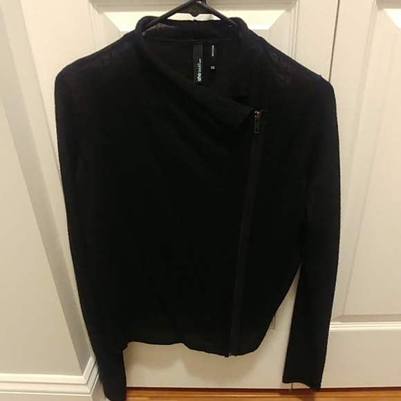 Off center zipper cardigan - Picture 1 of 4